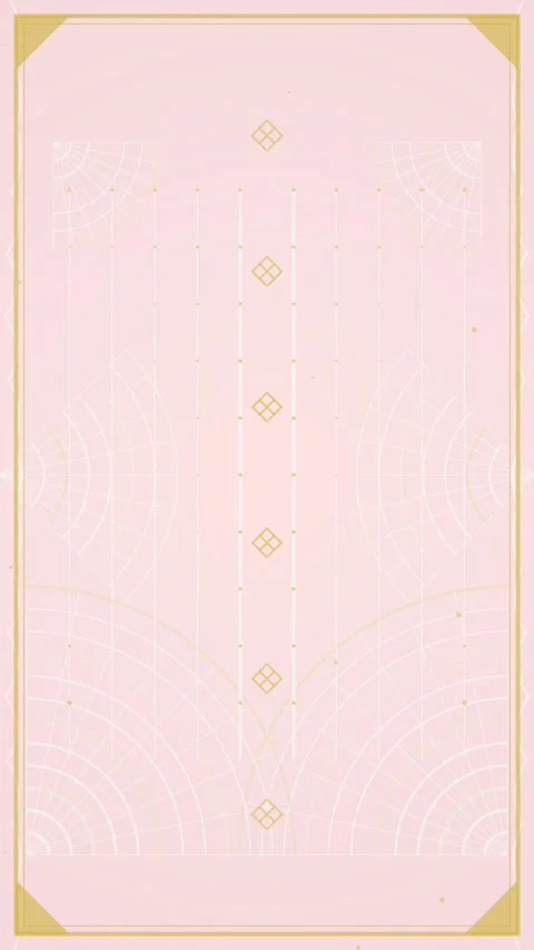 Elegant Geometric Pattern on Pink Background - Minimalist Abstract Design Stock Footage 347695506