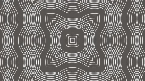 Elegant geometric pattern, seamless looping animated background Stock Footage 146929347