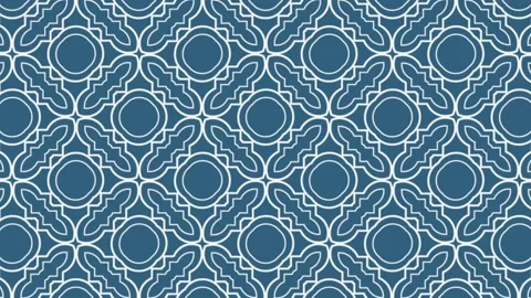 Elegant geometric pattern, seamless looping animated background Stock Footage 146929359