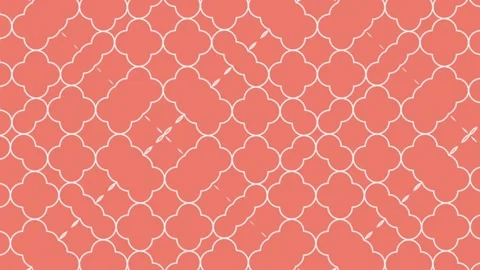 Elegant geometric pattern, seamless looping animated background Video stock 147458004