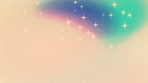 Elegant Geometric Pattern: Vibrant Gradient Loop with Subtle Particle Motion Stock Footage 283454383