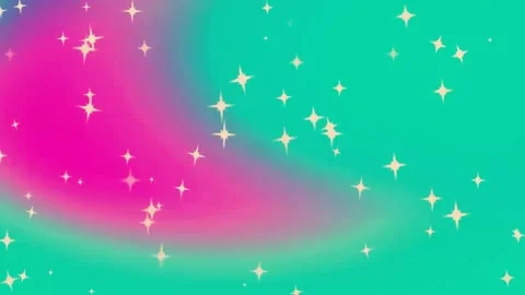 Elegant Geometric Pattern: Vibrant Gradient Loop with Subtle Particle Motion Stock Footage 283454391