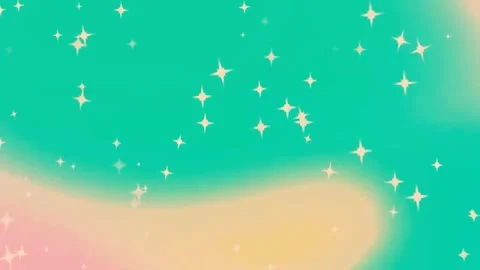 Elegant Geometric Pattern: Vibrant Gradient Loop with Subtle Particle Motion Stock Footage 283454399