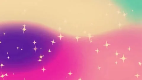 Elegant Geometric Pattern: Vibrant Gradient Loop with Subtle Particle Motion Stock Footage 283454401