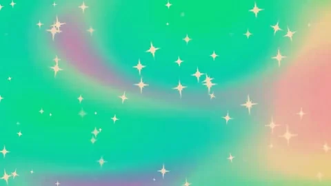 Elegant Geometric Pattern: Vibrant Gradient Loop with Subtle Particle Motion Stock Footage 283454413