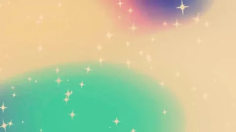 Elegant Geometric Pattern: Vibrant Gradient Loop with Subtle Particle Motion Stock Footage 283454431