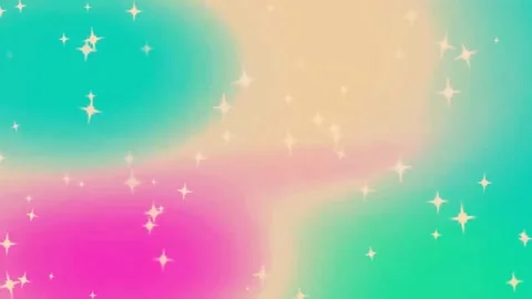 Elegant Geometric Pattern: Vibrant Gradient Loop with Subtle Particle Motion Stock Footage 283454450
