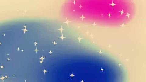 Elegant Geometric Pattern: Vibrant Gradient Loop with Subtle Particle Motion Stock Footage 283454474