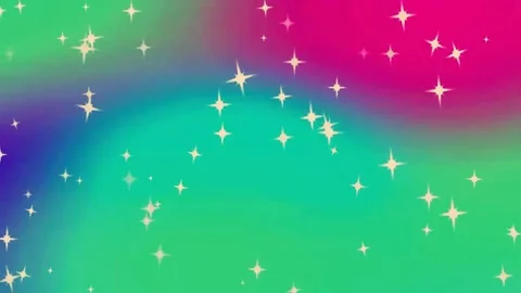 Elegant Geometric Pattern: Vibrant Gradient Loop with Subtle Particle Motion Stock Footage 283454477