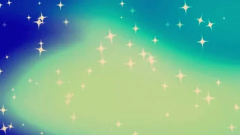 Elegant Geometric Pattern: Vibrant Gradient Loop with Subtle Particle Motion Stock Footage 283454504