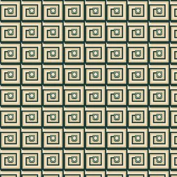 Elegant geometric patterned tile design for modern interior wall or floor dec Stock Illustration