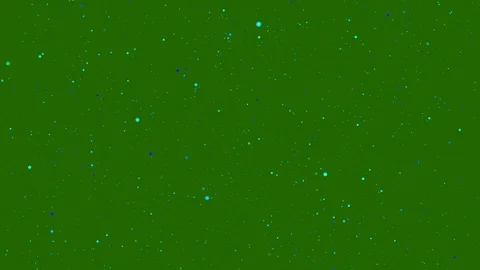 Elegant Glitter Bokeh Particles. Loop Animation. Green Background Stock Footage 121141404