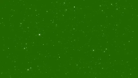 Elegant Glitter Bokeh Particles. Loop Animation. Green Background Stock Footage 121141442