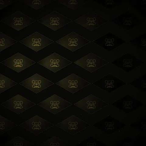 Elegant gold geometric pattern background texture seamless abstract backdrop Stock Footage 345690312