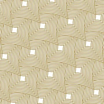 Elegant Gold Geometric Seamless Pattern Background With Art Deco Decorative.. Stock Illustration