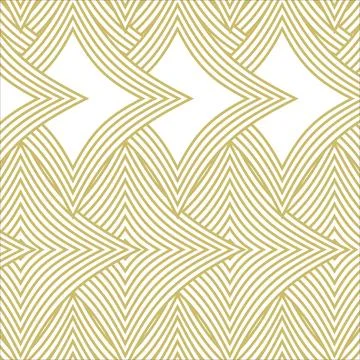 Elegant Gold Geometric Seamless Pattern Background With Art Deco Decorative.. Stock Illustration