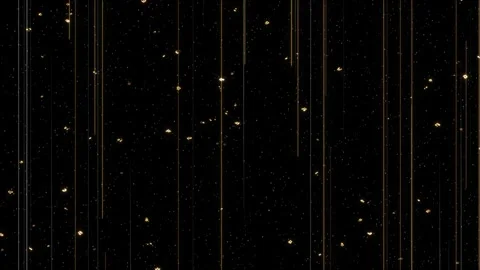 Elegant Gold Glitter Motion Background with Warm Glowing Particles and Bokeh Stock Footage 342625873