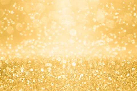 Elegant Gold Glitter Sparkle Background for Wedding Anniversary or Birthday Stock Illustration