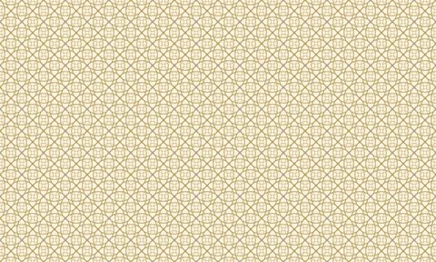 Elegant Gold Interlocking Circles Seamless Geometric Pattern 库存插图