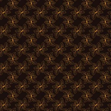 Elegant gold leaf pattern on a dark background.  Perfect for luxurious brandi 스톡 일러스트