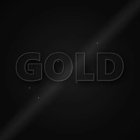 Elegant Gold Text on Dark Textured Background with Subtle Light Streaks Stock Footage 346283192