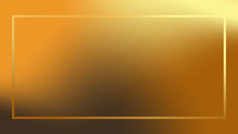 Elegant Golden Abstract Background Loop with Shimmering Light and Subtle Fram Video stock 340030782
