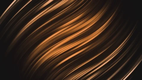 Elegant Golden Abstract Lines Stock Footage