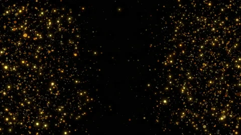 Elegant golden magic particles background Video stock 209553579