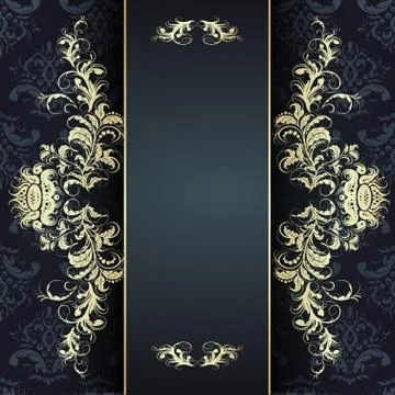 Elegant golden pattern Stock Illustration