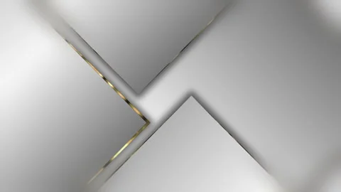 Elegant Golden Waves Abstract Background Loop Stock Footage 345786781