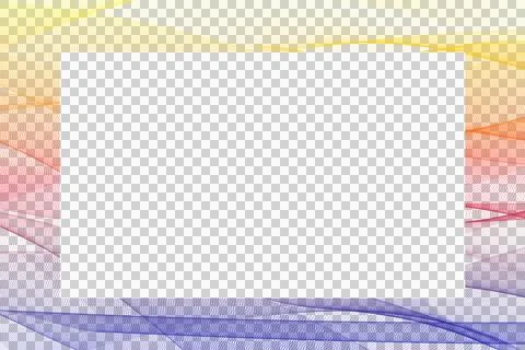 Elegant gradient frame made with smooth abstract lines Stockfoto's