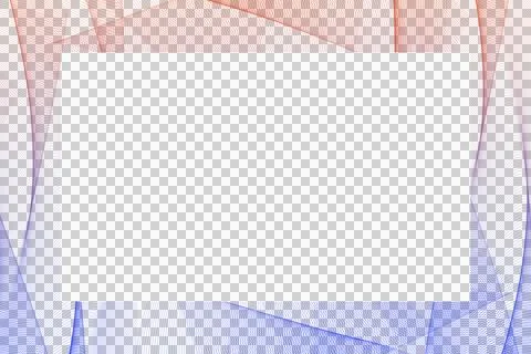 Elegant gradient frame made with smooth abstract lines Foto stock