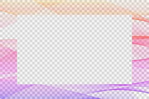 Elegant gradient frame made with smooth abstract lines Stockfoto's