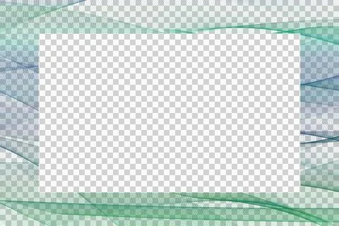 Elegant gradient frame made with smooth abstract lines Foto stock