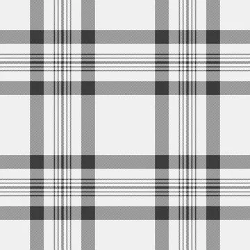 Elegant grayscale plaid pattern.  Perfect for textile design, website backgro Stock Illustration