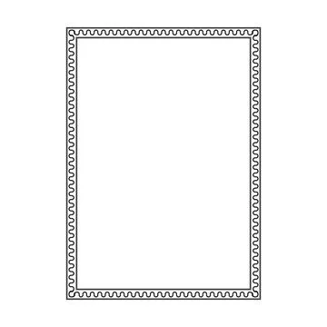 Elegant Greek inspired wave pattern frame with seamless decorative curves f.. Illustrazione stock