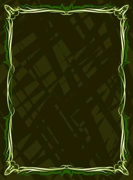 Elegant green background Stock Illustration