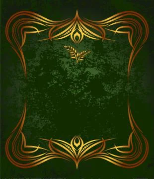 Elegant green background Stock Illustration