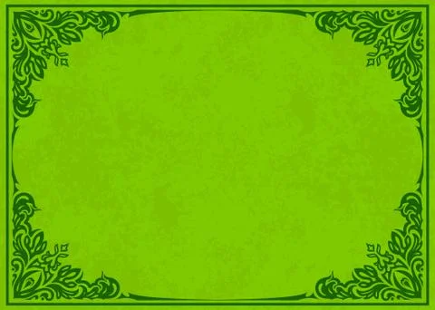 Elegant green background Stock Illustration