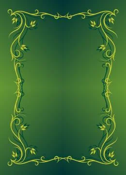 Elegant green background Ilustración de archivo