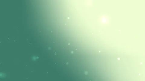 Elegant Green Gradient Background with Glowing Light Particles Overlay Design Video stock 311031694