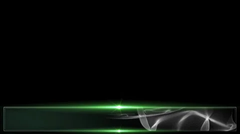 Elegant Green Lower Third Stock Footage 39742726