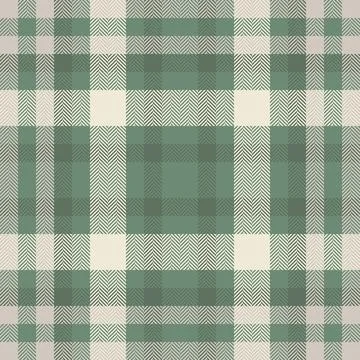Elegant green plaid pattern with subtle texture. Represents heritage, comfort Stock Illustration