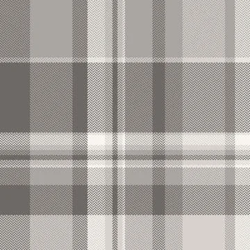 Elegant grey plaid pattern featuring a timeless herringbone weave texture. Th Stock Illustration