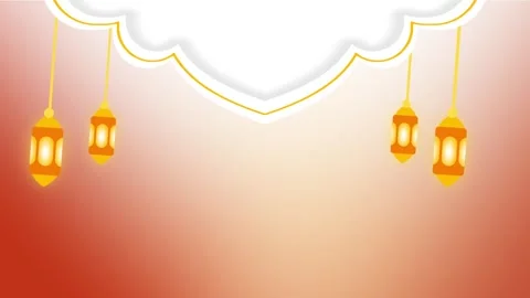 Elegant Hanging Lanterns on Warm Background Stock Footage 335622527