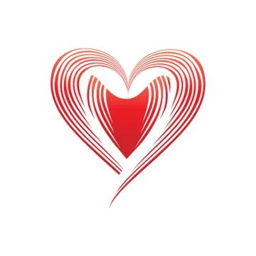 Elegant heart Stock Illustration