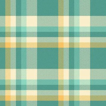 Elegant herringbone plaid pattern in calming teal, cream, and gold hues. Pe.. 스톡 일러스트