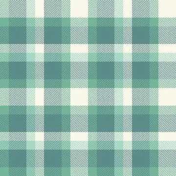 Elegant herringbone plaid pattern in calming teal and cream tones. Perfect fo Stock Illustration