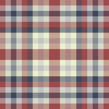 Elegant herringbone plaid pattern in muted autumnal tones.  Perfect for texti Stock Illustration