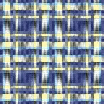 Elegant herringbone plaid pattern in soft blue and pale yellow.  Perfect fo.. Stock Illustration